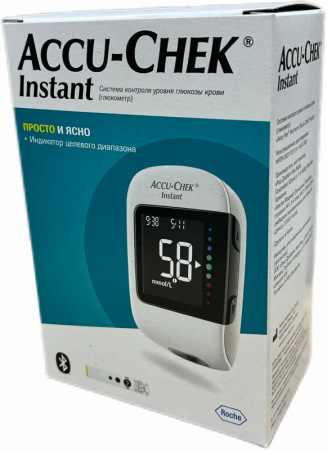 Система контроля уровня глюкозы в крови Акку-Чек Инстант (Accu-Chek Instant) c беспр. пер. данных