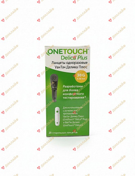 Ланцеты OneTouch Delica Plus №25