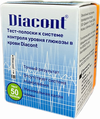 Тест-полоски Diacont № 50 шт