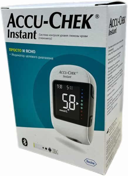 Система контроля уровня глюкозы в крови Акку-Чек Инстант (Accu-Chek Instant) c беспроводной передачей данных
