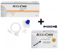 Инфузионный набор Акку-чек® Флекс Линк 8мм/60см+Картридж-система для инсулина, 3,15 мл. №6