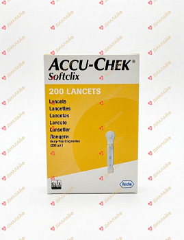 Ланцеты Акку-Чек Софткликс 200 штук (Accu-Chek Softclix)